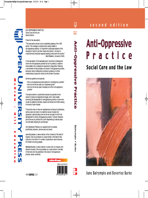 Title details for Anti-Oppressive Practice by Jane Dalrymple - Wait list